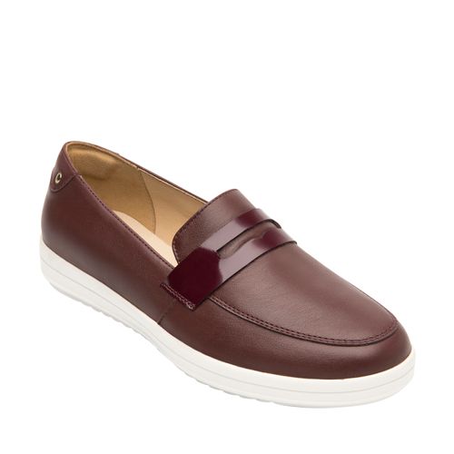 Mocasín Mujer Charis 109403 Burdeo