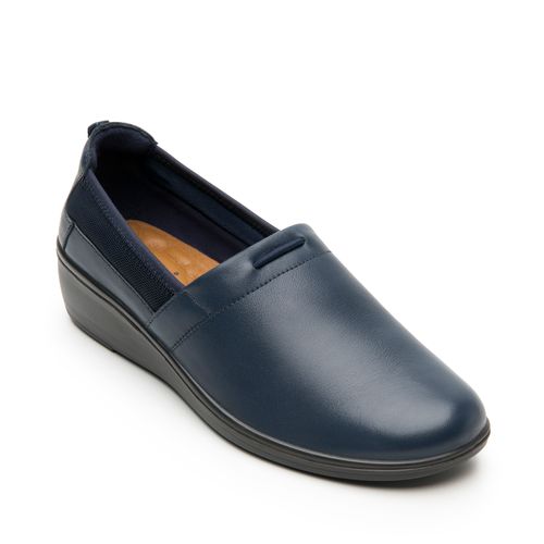 Zapato Mujer Castaña 45606 Azul Marino.
