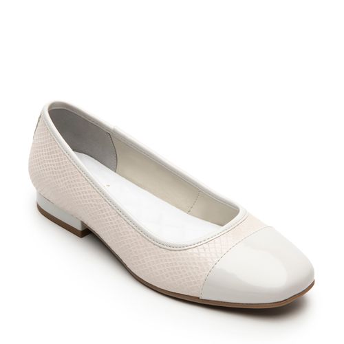 Ballerina Mujer Kirsten 119903 Blanca Algodón