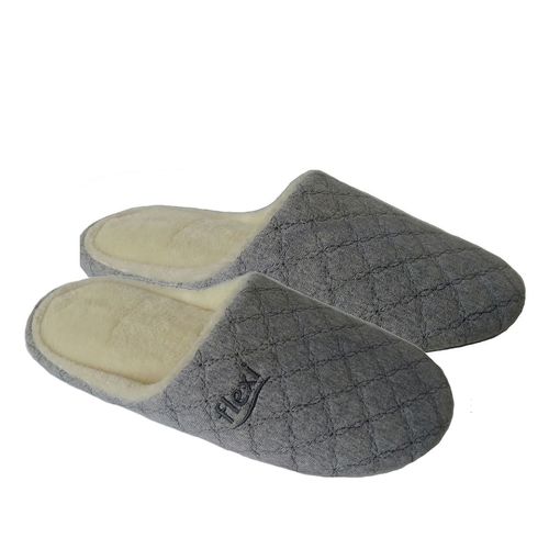 Pantufla Mujer Mediana Pan0449 Gris