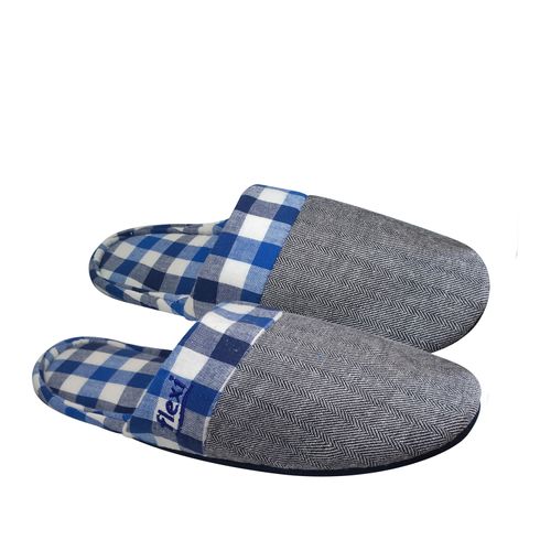 Pantufla Hombre Pequeña Pan0734 Azul