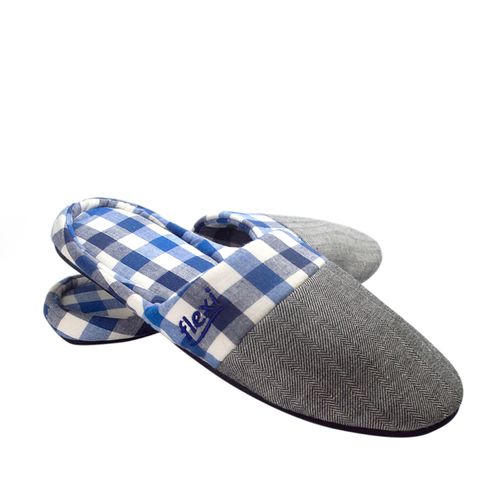 Pantufla Hombre Pequeña Pan0734 Azul