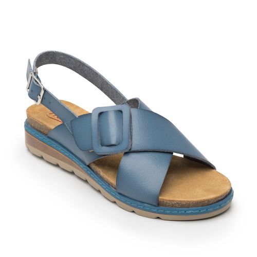 Sandalia Mujer Cassia 129501 Azul