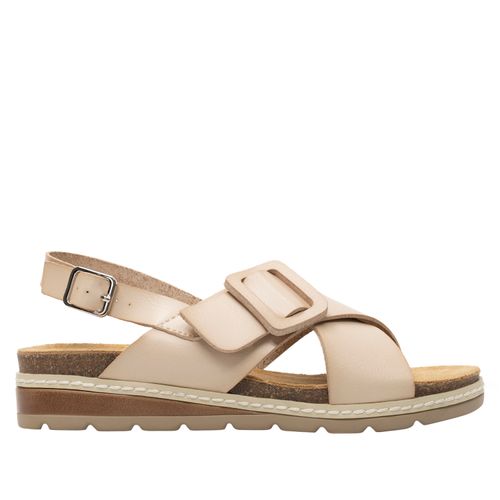 Sandalia Mujer Cassia 129501 Blanco Marfil