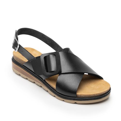 Sandalia Mujer Cassia 129501 Negro
