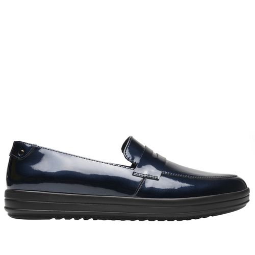 Mocasín Mujer Charis 109403 Azul Charol