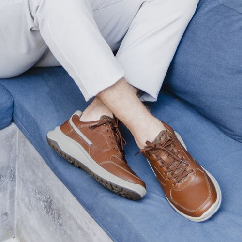 Zapatilla Hombre Sanz 419902 Café