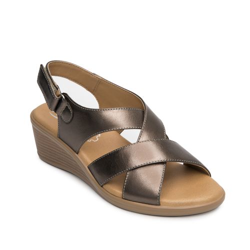 Sandalia Mujer Zura 123716 Dorada