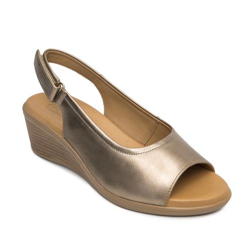 Sandalia Mujer Zura 123717 Dorada