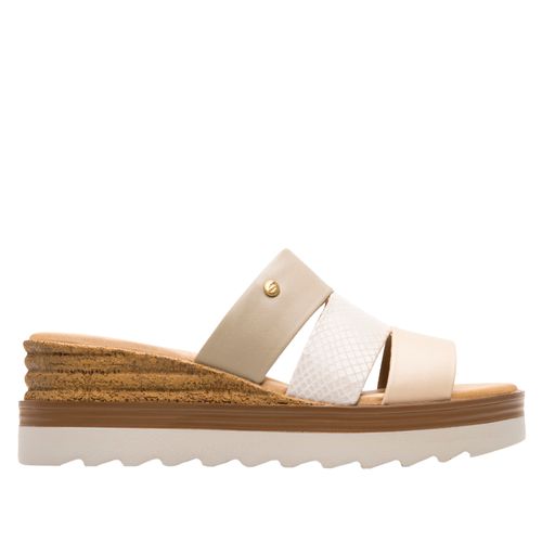 Sandalia Mujer Manaus 127705 Beige Y Rosa