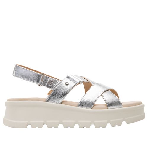 Sandalia Mujer Lexa 128513 Plateada