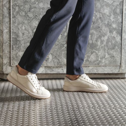 Zapatilla Hombre Habib 422101 Vainilla