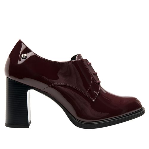 Bootie Mujer Mariela 130610 Burdeo Charol