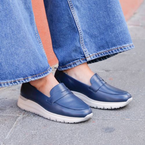 Mocasín Mujer Mildred 137002 Azul Marino