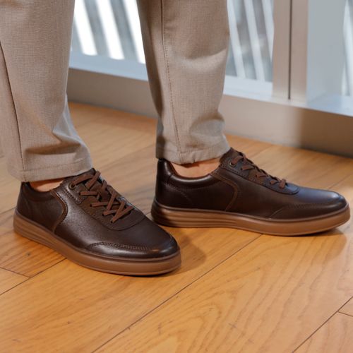 Zapatilla Hombre Helios 421802 Café Chocolate