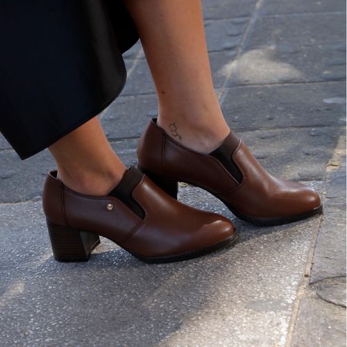 Zapato Mujer Mercedes 137302 Café Oscuro