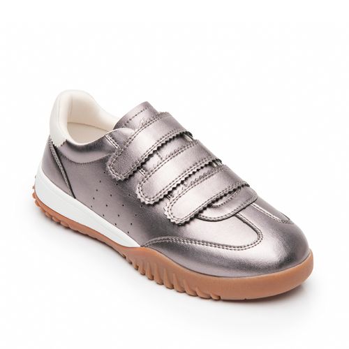 Zapatilla Mujer Naoki 138503 Metálica