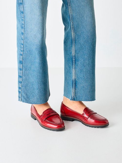 Mocasín Mujer 24239-42 Rojo charol