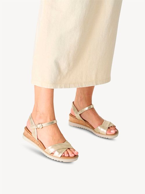 Sandalia Mujer 28106-42 Dorada